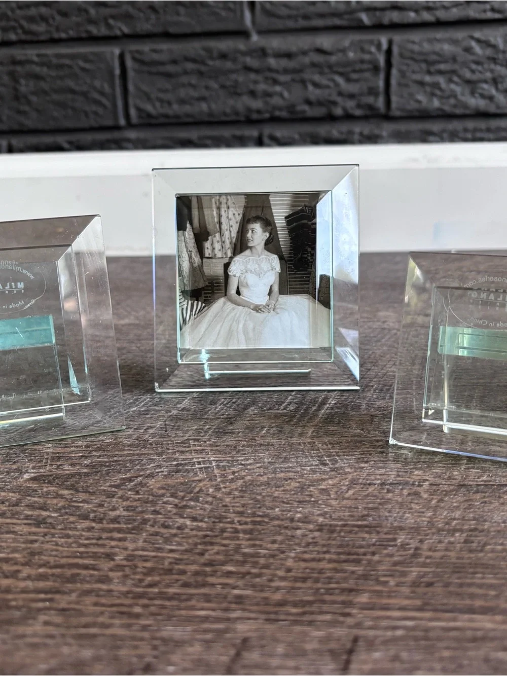 New! Milano Clear Glass Picture Frames